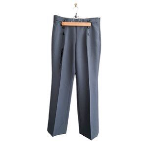 Banana Republic Factory Military Pants Pacific Navy  Women's 6 Button Front NWT